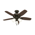 Hunter CEILING FAN 3LT BRNZ 42"" 52107